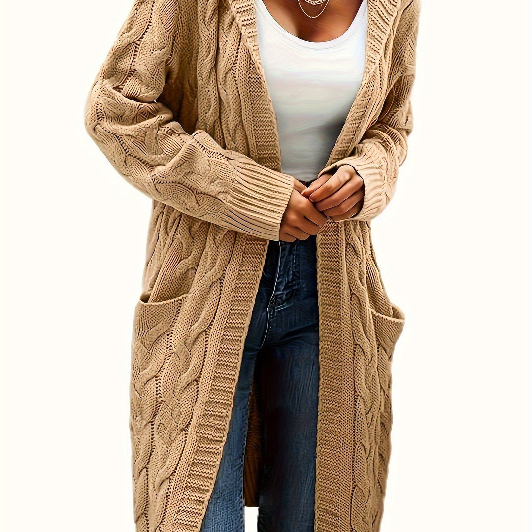 Rhiannon button front cardigan with pockets – image 3