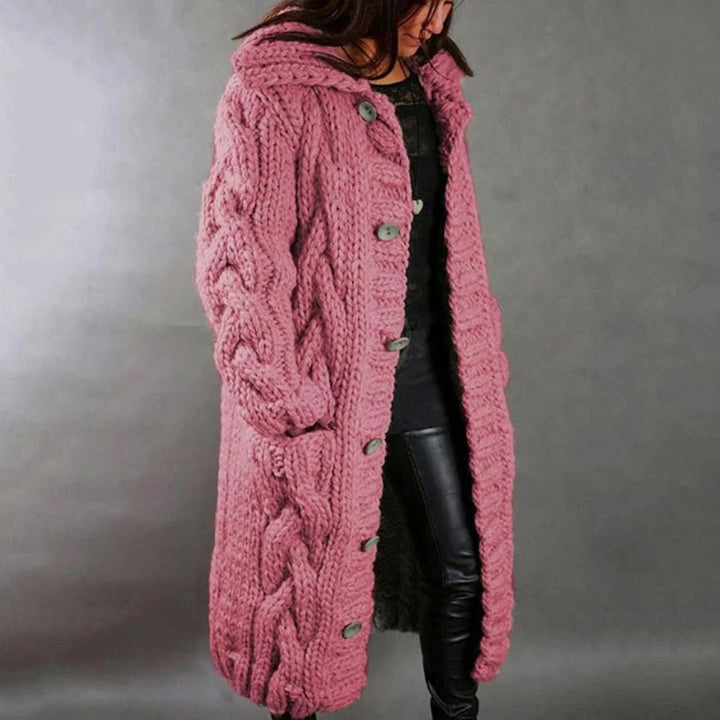 Isolde chunky knit coat – image 4