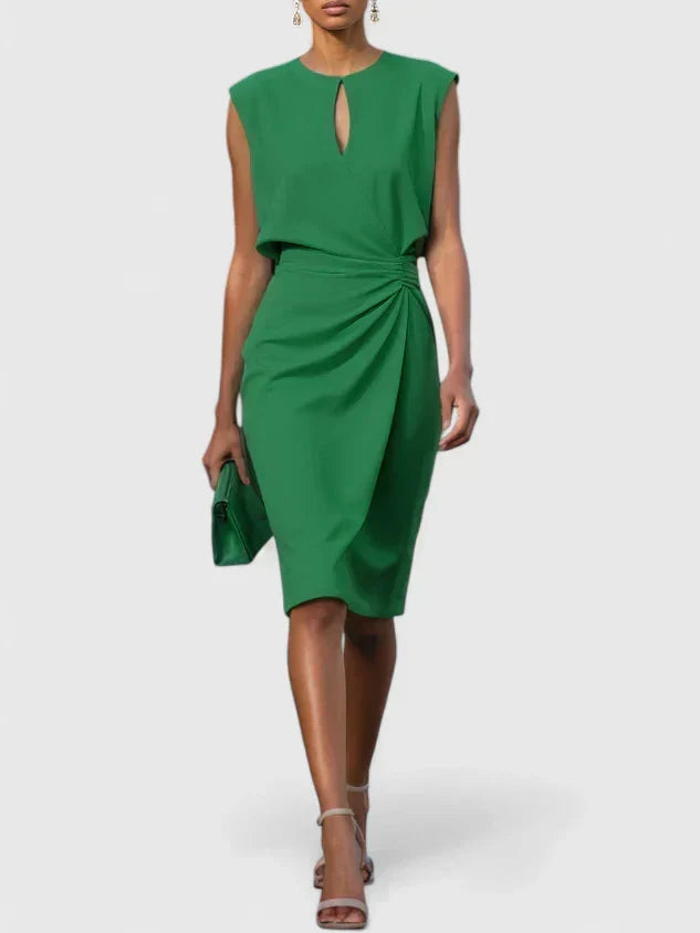 Gwenith sleek tailored midi dress – image 2