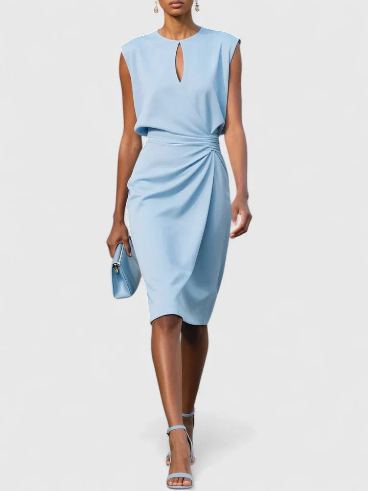 Gwenith sleek tailored midi dress – image 3