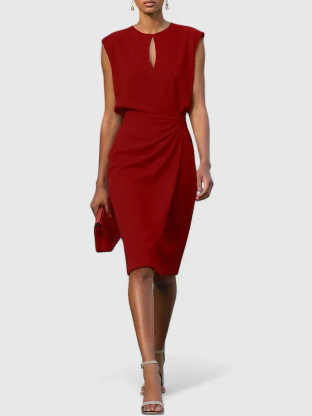 Gwenith sleek tailored midi dress – image 6