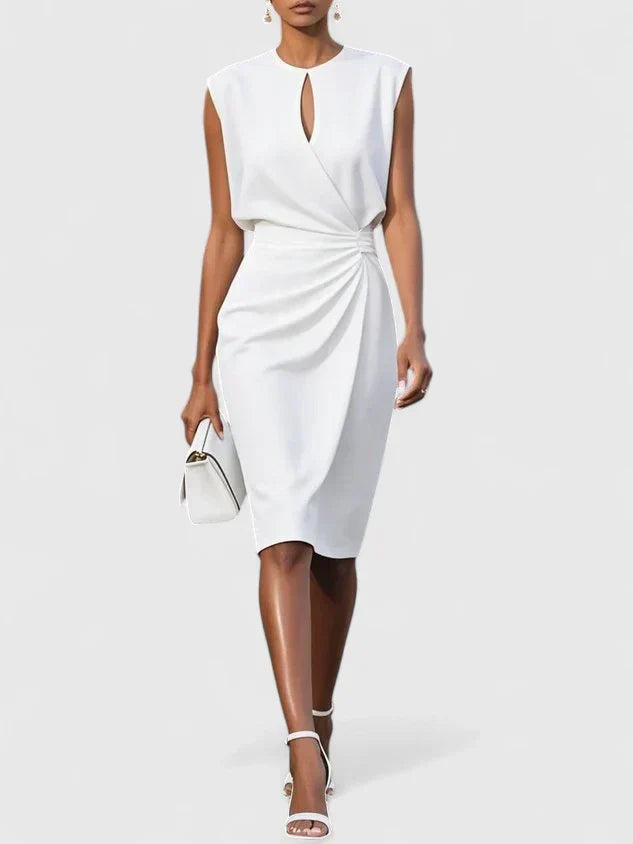 Gwenith sleek tailored midi dress – image 7