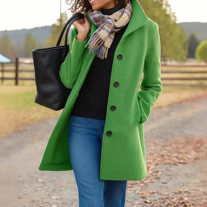 Ottoline notch lapel longline coat – image 11