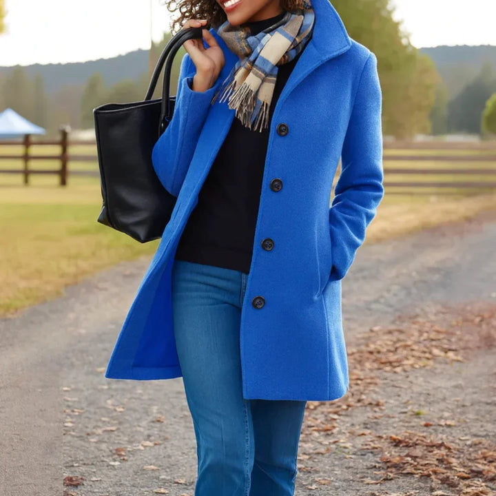 Ottoline notch lapel longline coat – image 9