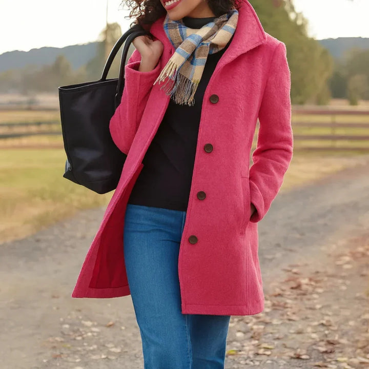 Ottoline notch lapel longline coat – image 10
