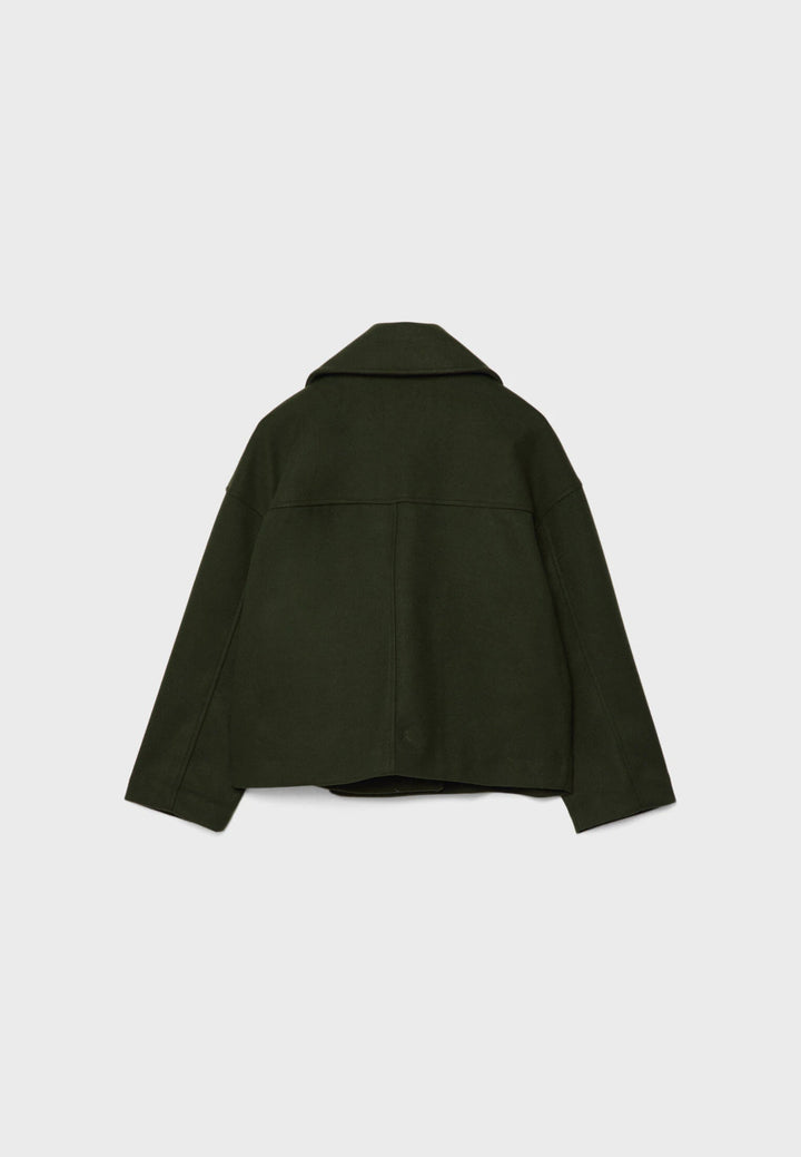 Romilly cropped double breasted pea coat – image 11