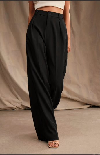 Eulalia smart wide leg trousers – image 5