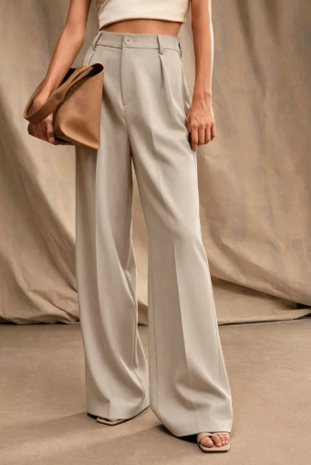 Eulalia smart wide leg trousers