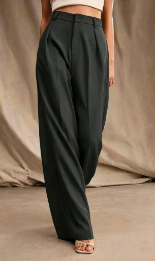 Eulalia smart wide leg trousers – image 3