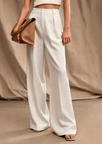 Eulalia smart wide leg trousers – image 2