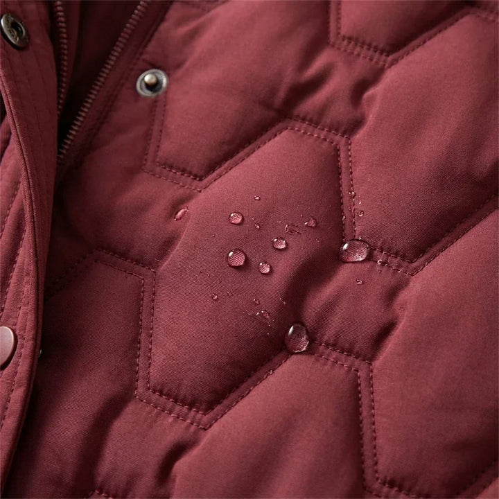 Philomena below the knee quilted winter coat – image 5