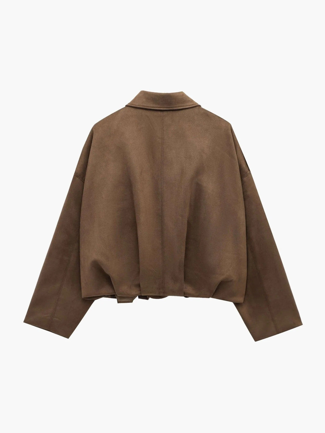Ariadne faux suede collared bomber jacket – image 6