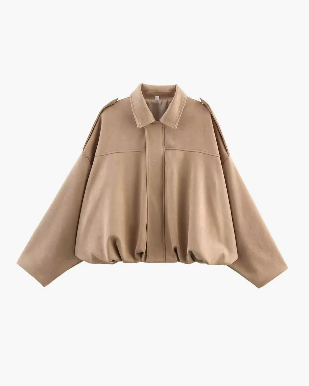 Ariadne faux suede collared bomber jacket – image 8