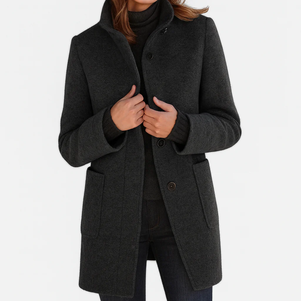 Wynne soft touch tailored longline coat – image 5