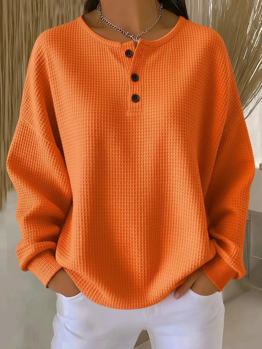 Orla waffle knit jumper – image 17