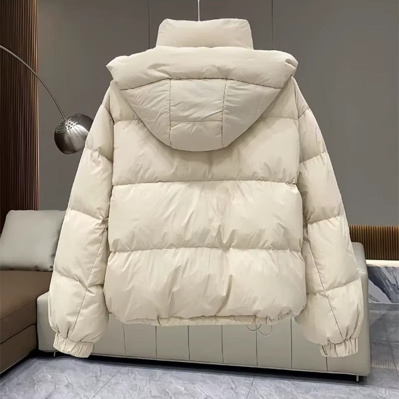 Nala high neck hooded quilted puffer coat – image 12