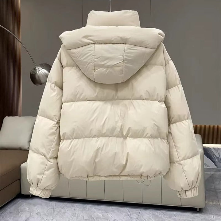 Nala high neck hooded quilted puffer coat – image 12