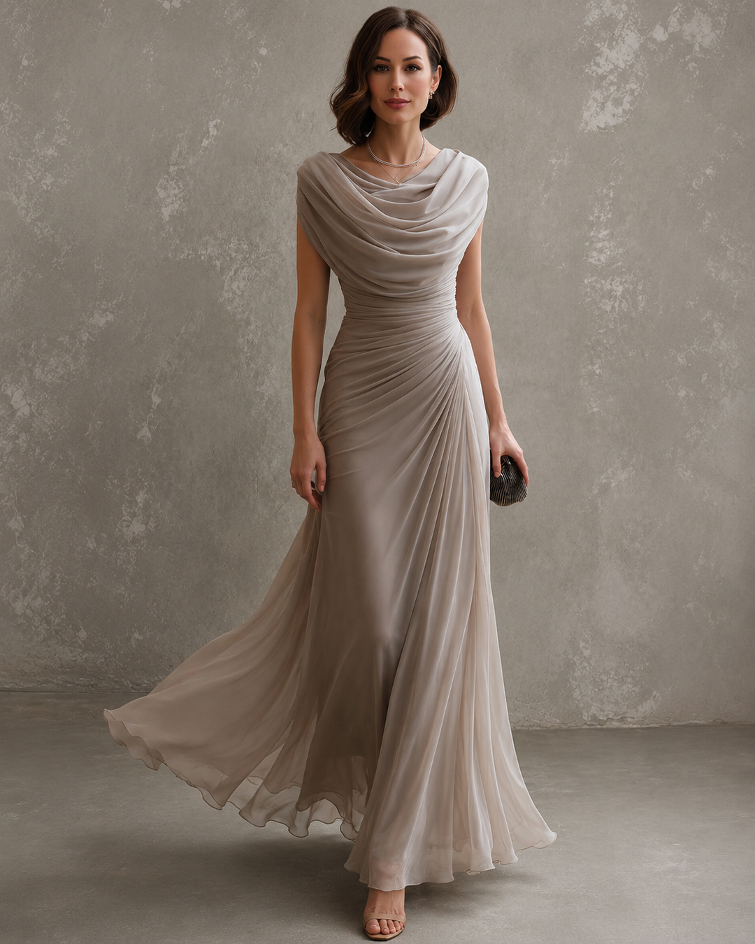 Aurelia draped maxi dress