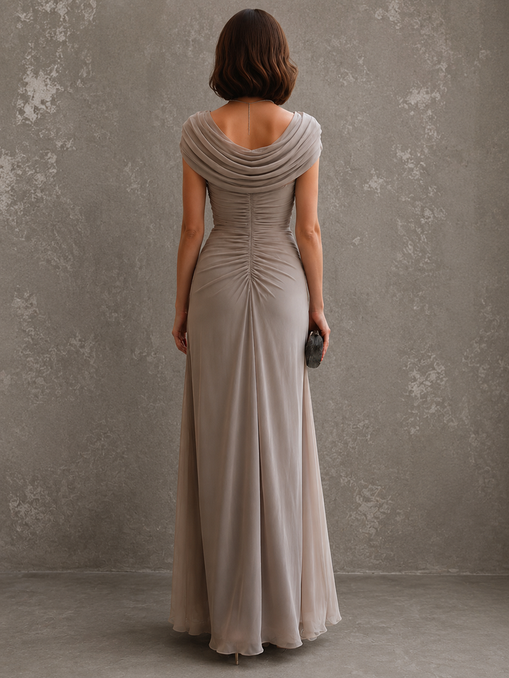 Aurelia draped maxi dress – image 9