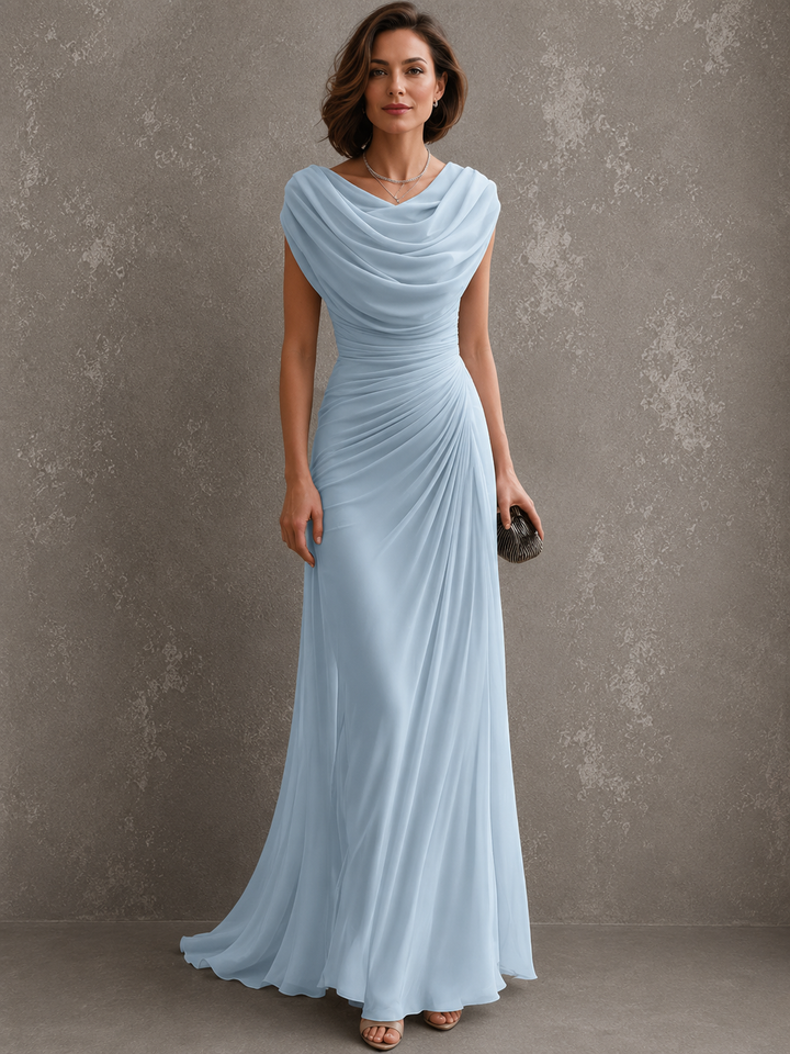 Aurelia draped maxi dress – image 5
