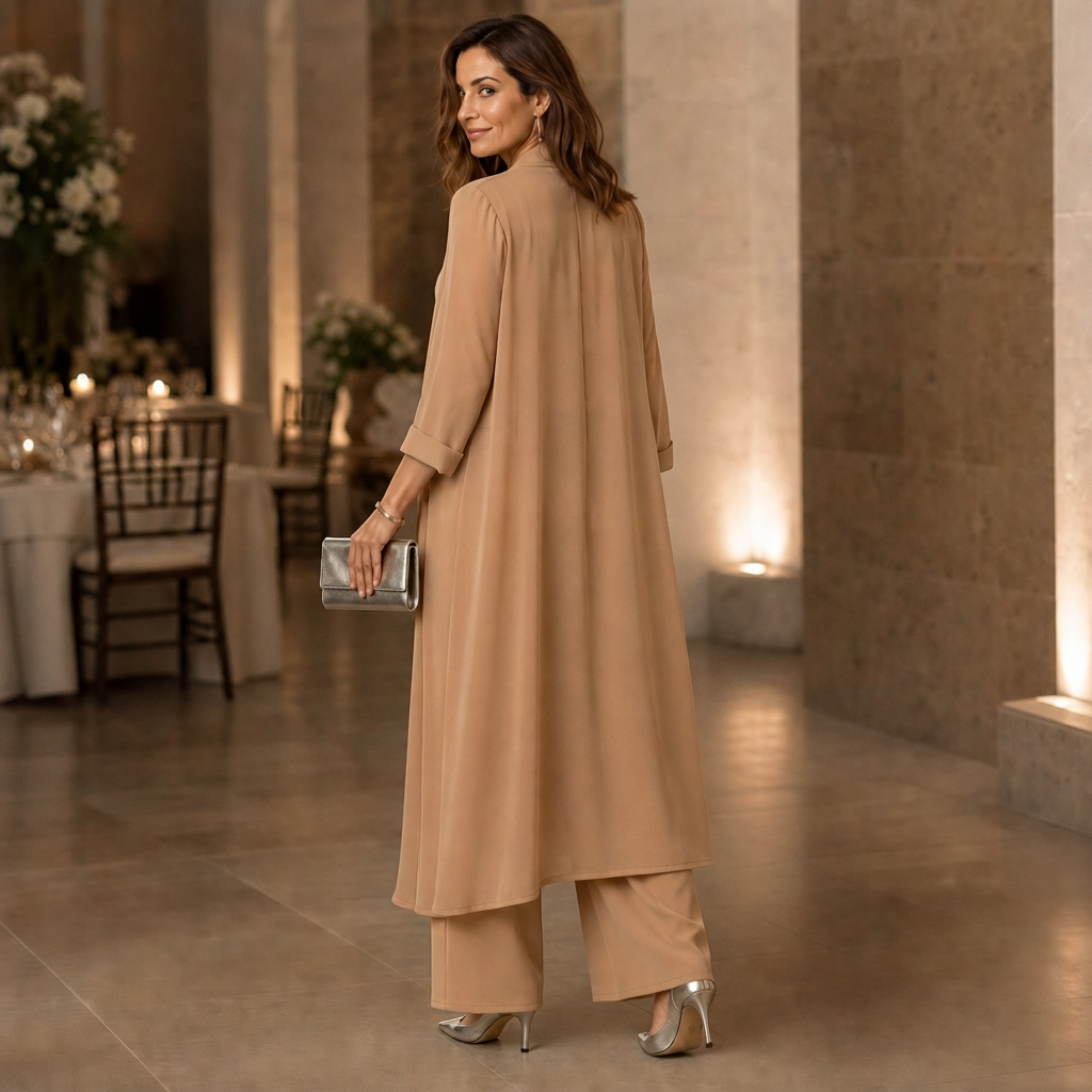 Josephine cardigan and wide leg trouser set – image 5
