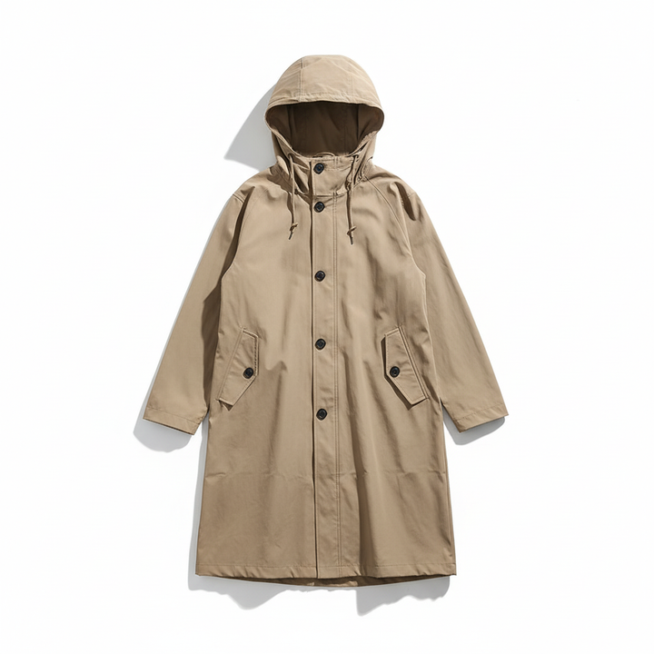 Mercia oversized lightweight hooded raincoat – image 6