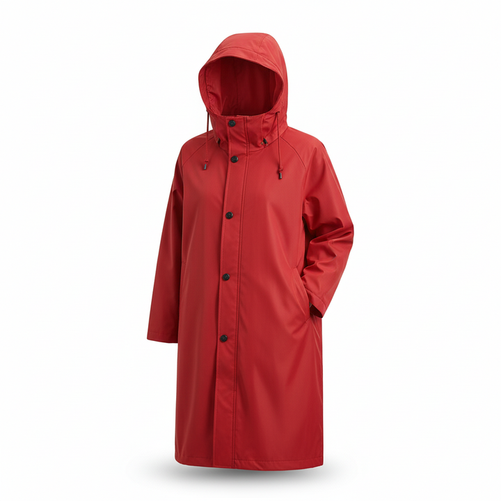 Mercia oversized lightweight hooded raincoat – image 7