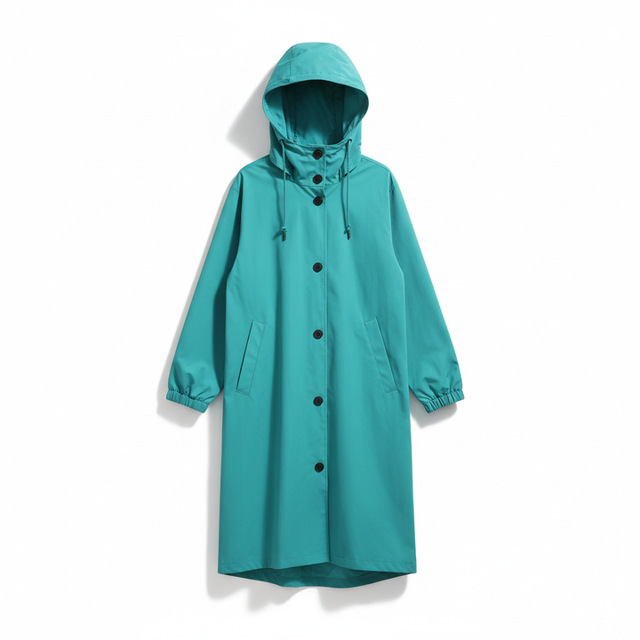Mercia oversized lightweight hooded raincoat – image 8