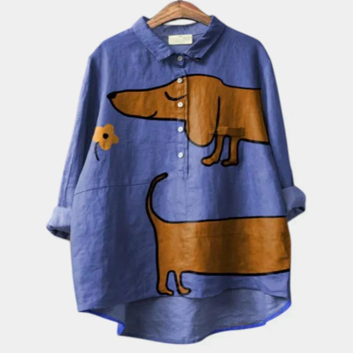 Florence relaxed printed blouse – image 12