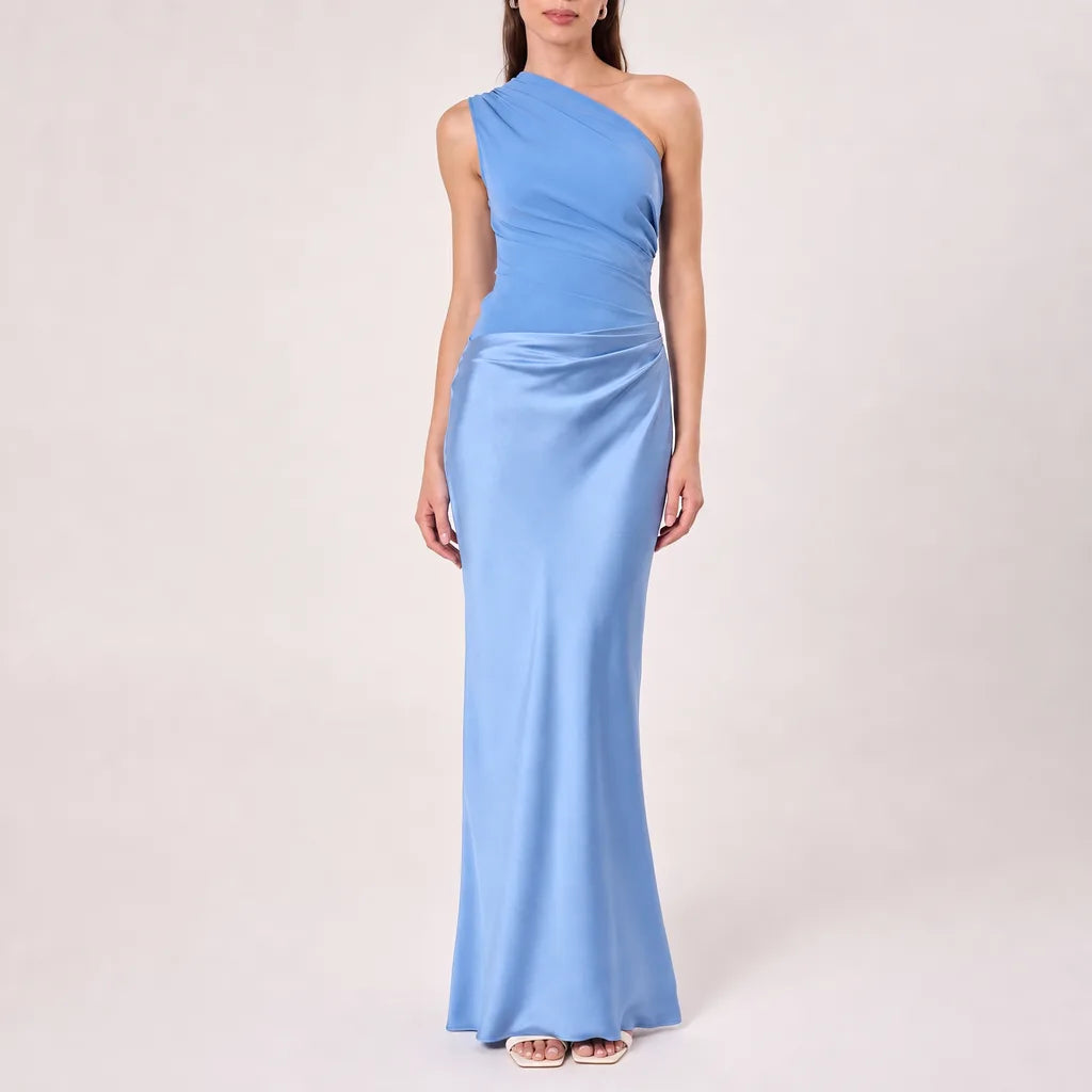 Kerenza one shoulder evening maxi dress – image 4