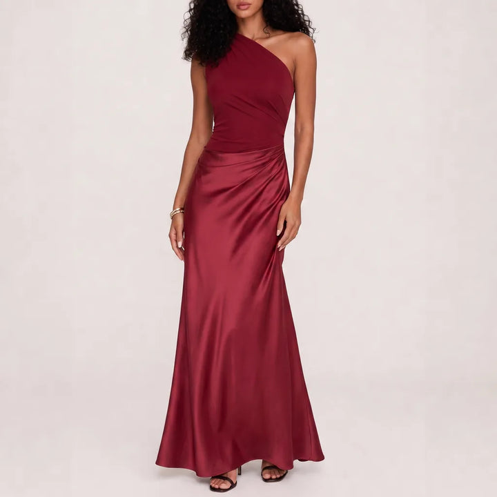 Kerenza one shoulder evening maxi dress – image 5