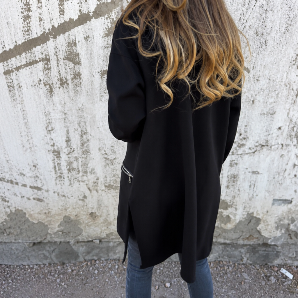 Imelda longline hooded zip up cardigan – image 4