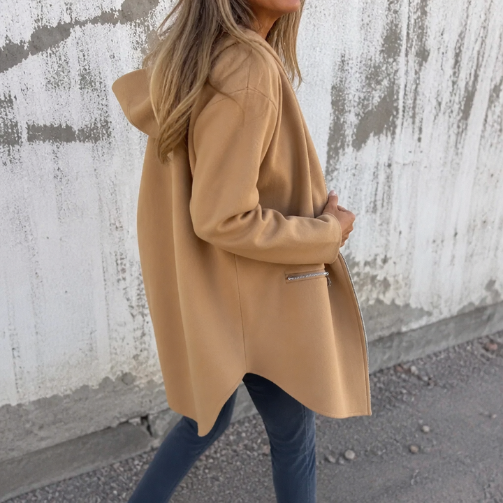 Imelda longline hooded zip up cardigan – image 5