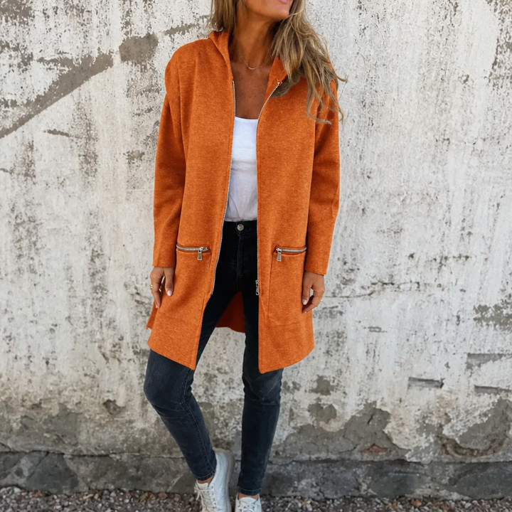 Imelda longline hooded zip up cardigan – image 6