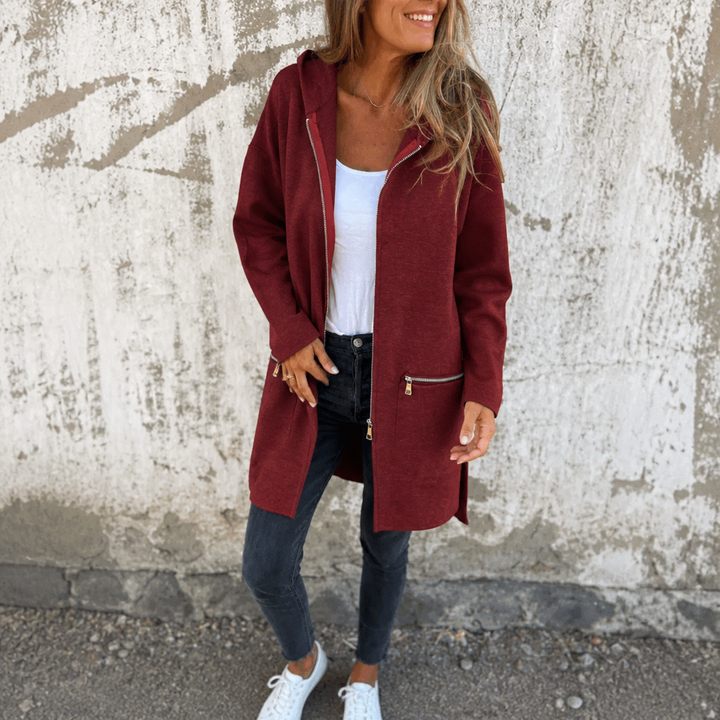 Imelda longline hooded zip up cardigan – image 7