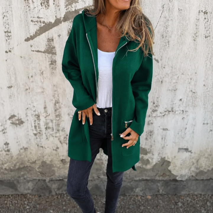 Imelda longline hooded zip up cardigan – image 8