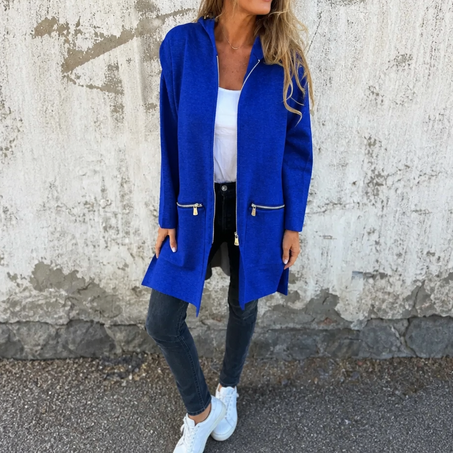 Imelda longline hooded zip up cardigan – image 9