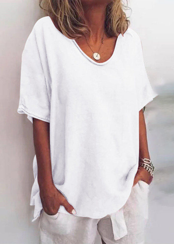 Blythe round neck relaxed blouse – image 5