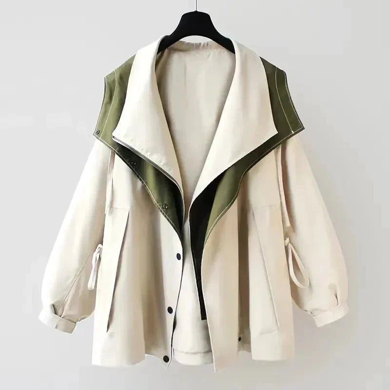 Lowenna oversized hooded trench coat – image 6