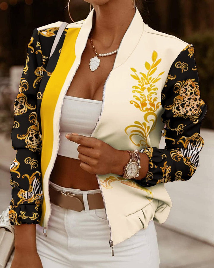 Zelda high neck oversized bomber jacket – image 5