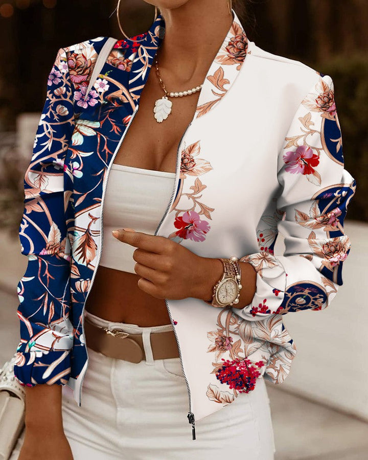 Zelda high neck oversized bomber jacket – image 6