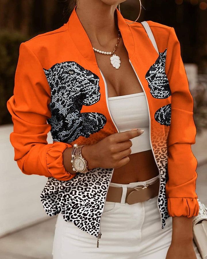 Zelda high neck oversized bomber jacket – image 7