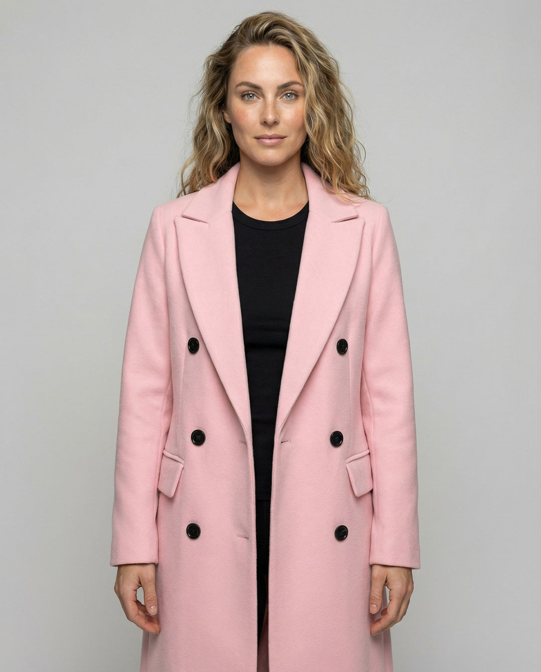 Kerensa double breasted hooded trench coat