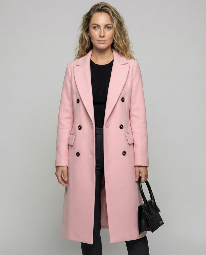 Kerensa double breasted hooded trench coat – image 2