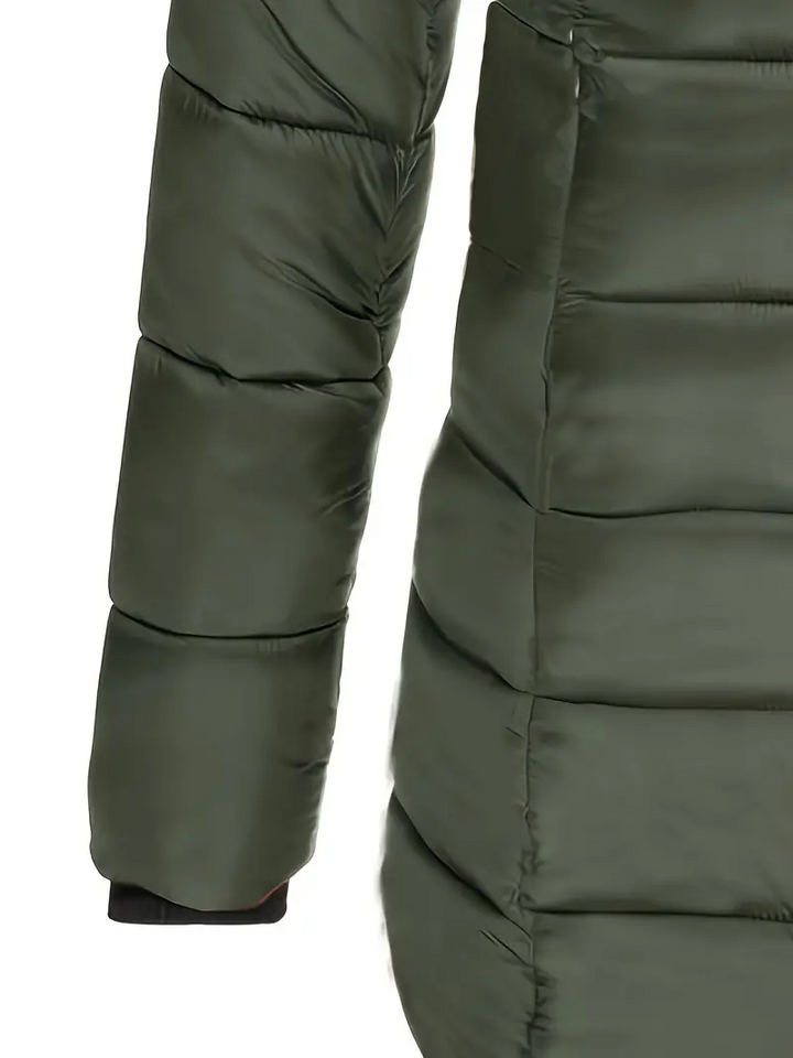 Kensa mid length hooded puffer coat – image 8