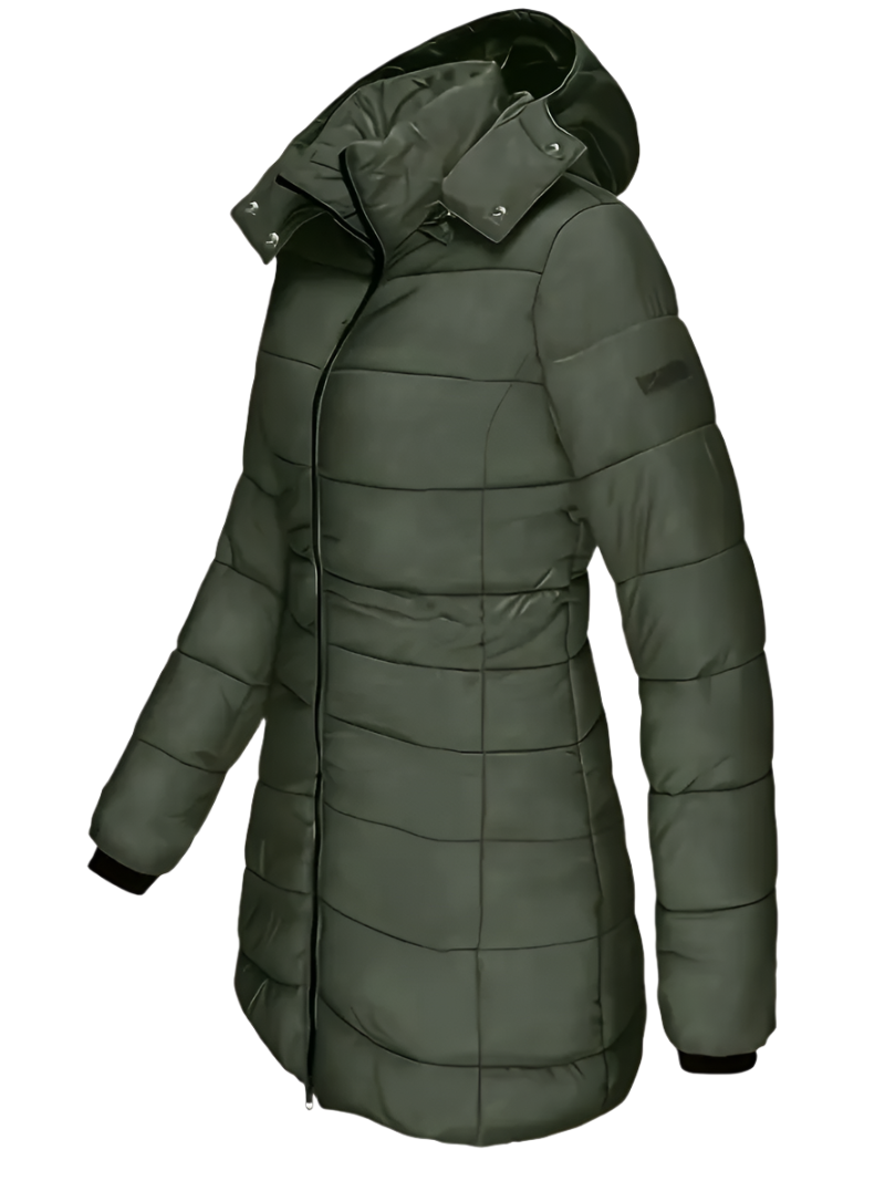Kensa mid length hooded puffer coat – image 7