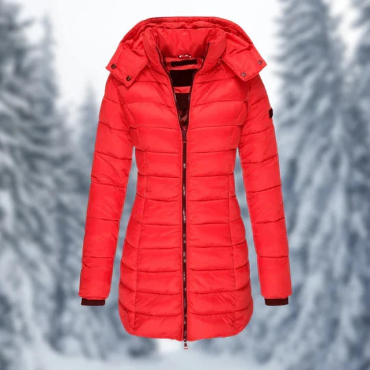 Kensa mid length hooded puffer coat – image 10