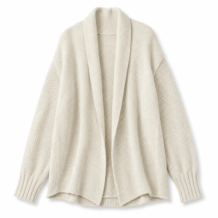 Noelle long draped cardigan sweater – image 6