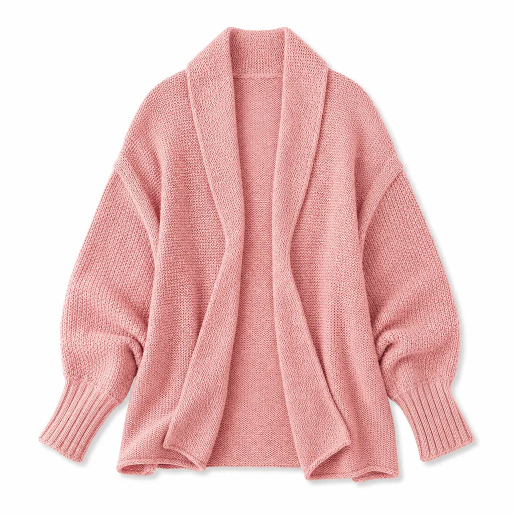 Noelle long draped cardigan sweater – image 5