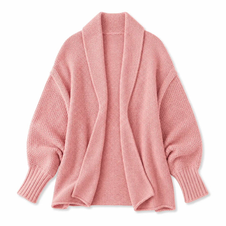 Noelle long draped cardigan sweater – image 5